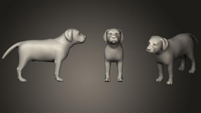 Animal figurines (STKJ_0887) 3D model for CNC machine